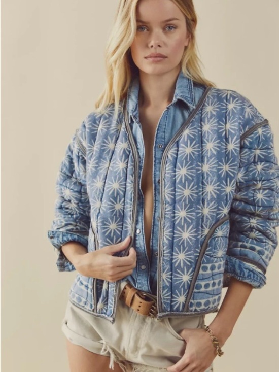 We The Free Jackets & Blazers - Free People We The Free Kara Quilted Cardi Jacket Size S